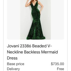 Jovani Mermaid Dress